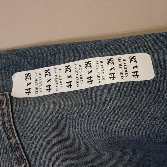 New True Nation athletic fit stretchy men's jean size 44x28 - Picture 7 of 10